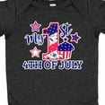 thumbnail image 4 of Inktastic My 1st 4th of July with Stars and Cupcake Boys or Girls Baby Bodysuit, 4 of 5