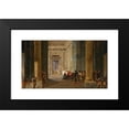 thumbnail image 2 of Salomon de Bray 14x10 Black Modern Framed Museum Art Print Titled - The Queen of Sheba Before the Temple of Solomon in Jerusalem (1657), 2 of 5