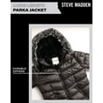 thumbnail image 3 of Steve Madden Women's Faux Fur Lining Winter Coat - Long Length Quilted Parka Jacket for Women (S-3X), 3 of 7