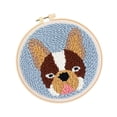 thumbnail image 1 of relayinert Punch Needle Kit DIY Needlework Animal Dog Embroidery for Adult Kid Starter D, 1 of 9