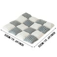 thumbnail image 3 of SXcggal Plush Sofa Protective Cover Cotton Garden Plaid Square Large Plaid Bedside Mat Pet Sofa Cover Cushion, 3 of 4
