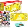 Nintendo Switch Lite (Yellow) Bundle with Hyrule Warriors: Definitive Edition