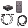 thumbnail image 3 of FSU SPDIF & AUDIO Switch 3 In 1 Out Optical Splitter Toslink Digital Optical Audio Switch 3X1 Adapter for HDTV DVD PS4 XBOX, 3 of 5