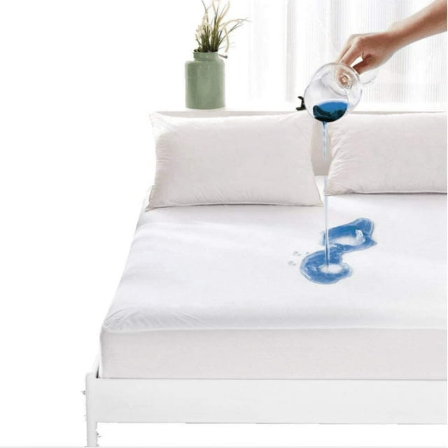 Waterproof Mattress Protector - Sizes 140x200cm - Waterproof Mattress Pad - Mattress Protection - Anti-Allergic To Mites And Mold - Breathable In Different