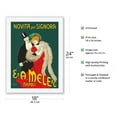 thumbnail image 2 of New Fashions for Women (Novità per Signora) - Mele Department Store Naples Italy - Vintage Advertising Poster by Leonetto Cappiello - Japanese Unryu Rice Paper Art Print (Unframed) 18 x 24 in, 2 of 4
