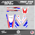 thumbnail image 4 of Kalair GFX Graphics Kit for Suzuki RMZ250 (2007-2009) Razor Series, 4 of 5