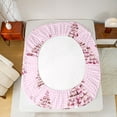 thumbnail image 5 of jejeloiu Xmas Dessert Queen 4-Piece Super Cozy Abstract Tree Kids Sheet Set, 5 of 7