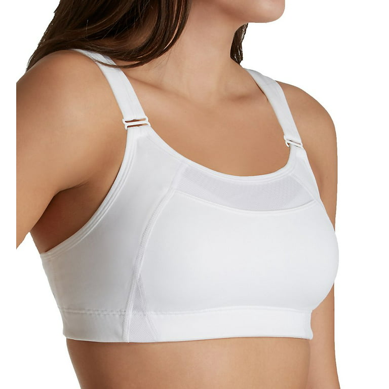 new balance women's the shockingly unshocking sports bra, white, 36d