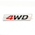 thumbnail image 3 of Metal Red 4WD Emblem Car Fender Trunk Tailgate Badge Decals Sticker 4WD 4X4 SUV, 3 of 14