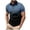 A-Navy344, variant on Bibifish Mens Polo Shirts Splash Gradient Two Tone Split Body Lapel Collar Shirts Zip Neck Casual Short Sleeve Tops