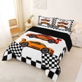 thumbnail image 2 of Erosebridal Boys Racing Car Full Size Comforter Sets, Extreme Sports Bedding Sets, Black Reversible, 1 Comforter and 2 Pillowcases, 2 of 6