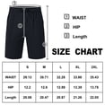 thumbnail image 3 of QPNGRP Men's Linen Shorts Casual Elastic Waist Drawstring Summer Beach Vacation Yoga Shorts with Pockets Black L, 3 of 9
