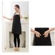 thumbnail image 3 of unbranded Delantal Impermeable Negro Estilo Halter Para Uso En Cocina Y Taller Con Bolsillos, 3 of 5