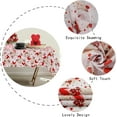 thumbnail image 4 of Valentines Tablecloth Rectangle 60x84 Inch, Valentine Tablecloth, Lace Flower Red Rose Heart Valentines Table Cloth Cover for Dinner Party Wedding Decor, 4 of 6