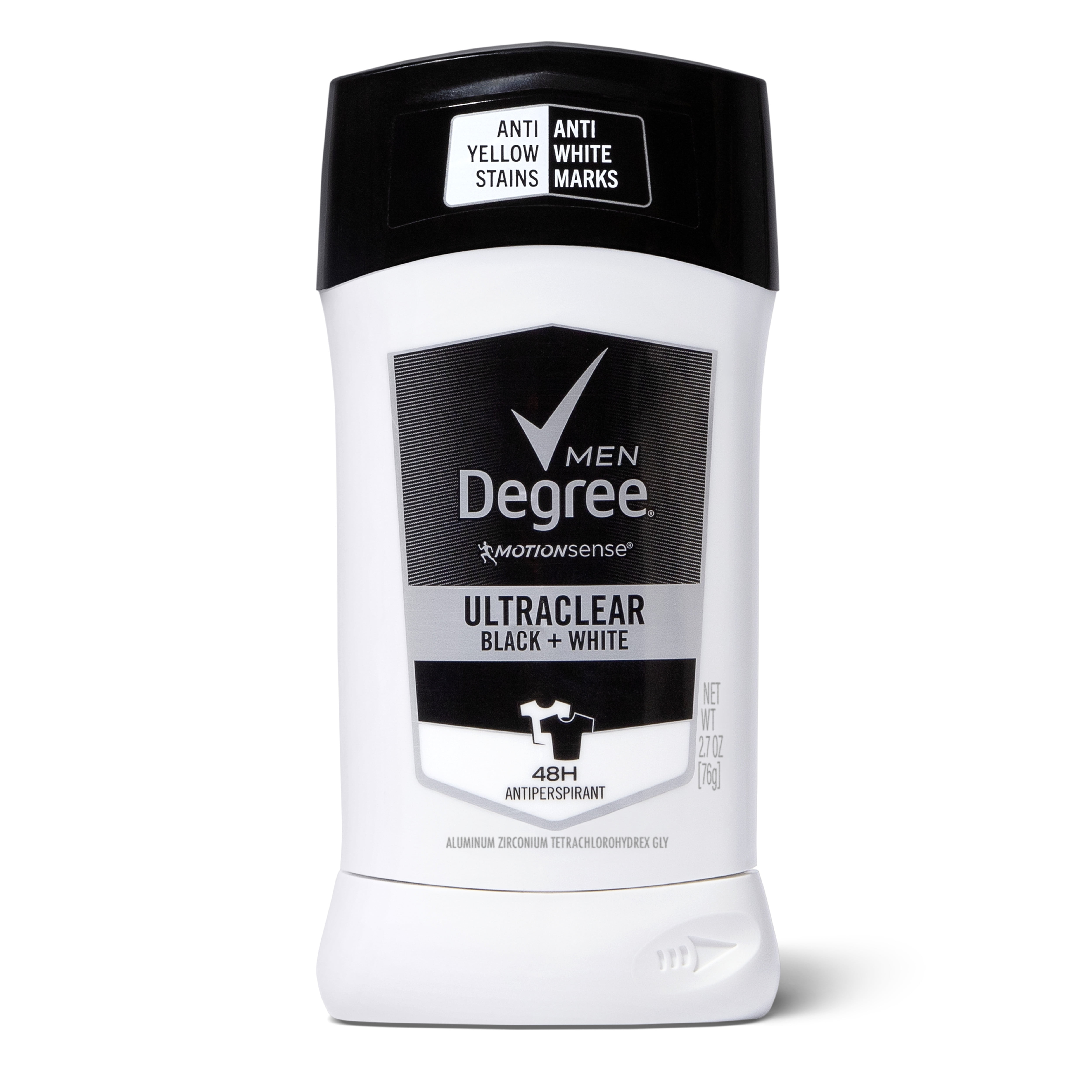 Degree Men UltraClear Antiperspirant Deodorant Stick Black+White 2.7 oz