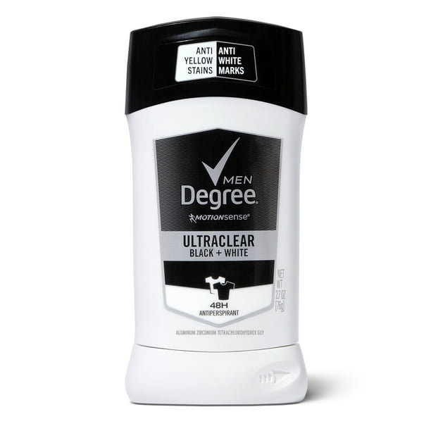 Degree Men UltraClear Antiperspirant Deodorant Stick Black+White 2.7 oz