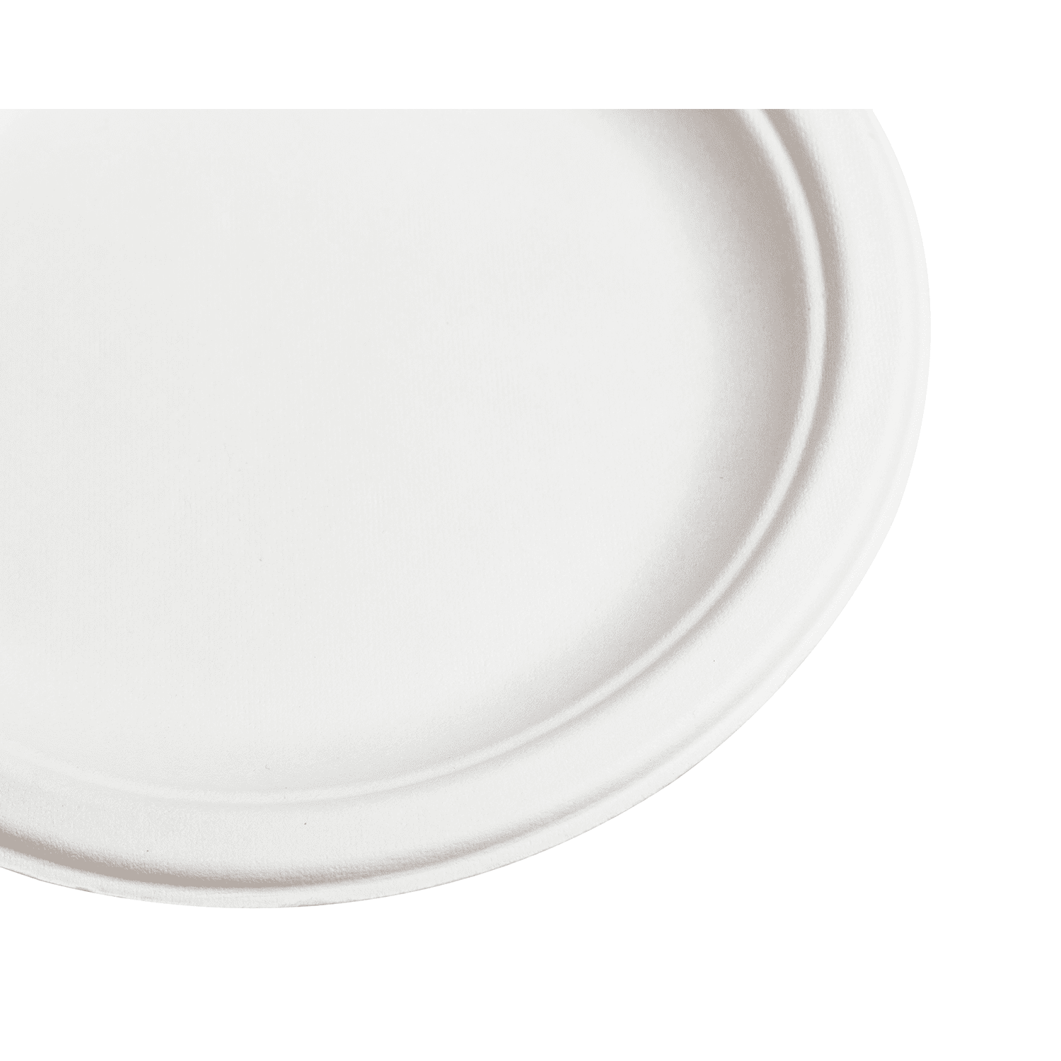 Karat Earth 6'' Paper Round Plates, Molded Fiber, White - 1,000 pcs