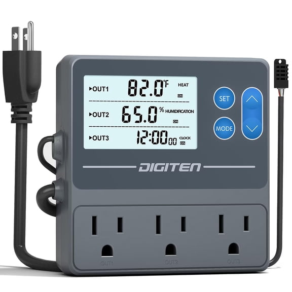 Controlador de temperatura y humedad DIGITEN THT103 Reptile