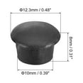 thumbnail image 2 of Uxcell 100Pack 10mm(3/8") Dia Plastic Screw Hole Plugs Cover for Furniture, Black, 2 of 6