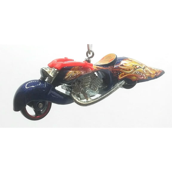 Christmas Ornament for Chopper Motorycle W-Oozie Dark Blue Red