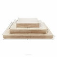 thumbnail image 6 of Brindle 4" Memory Foam Pet Bed, Medium, Khaki, 6 of 7