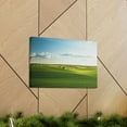 thumbnail image 6 of Glamorous Green Wavy Fields Scene Beautiful Astonishing and Splendid Farm Beauty Nature Scene Summer on the Farm Wall Art Ready to Hang Unframed, 6 of 18