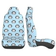 thumbnail image 3 of Xecao Husky Head Print Car Seat Cover in That Fits Most Cars, Vans, SUVs, and Trucks., 3 of 7