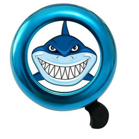 LOLIPPYY 10PCS Kids Bike Bell: Shark Pattern Handlebar Bell - Loud Bicycle Horn Cute - Kids Cycling Accessories for Children Boys Girls