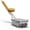 Dual Grip Wooden, variant on Grill Brush and Scraper Bristle Free with Dual Grip, 304 Stainless Steel Food-Grade Brush Head, Outdoor Grill Cleaning Brush Safe BBQ Grill Accessories Cleaner for Porcelain/Weber/Charcoal