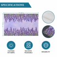 thumbnail image 6 of Purple Lavender Placemats Set of 6, Spring Watercolor Wild Flowers Plant Placemats for Dining Table, Place Mats for Kitchen Tabletop, Waterproof Wipeable Dining Table Mats Set, 6 of 9