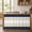 Navy blue Khaki, variant on Cabinet Curtains 35"W x 35"L, Haze Blue Grey Stripe Sink Skirt for Bathroom Kitchen Self Adhesive, Modern Art Horizontal Striped Desk Privacy Short Curtain for Under Sink Classroom Closet