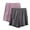 Grey, variant on Cameland 2PC Plus Size Pajama Shorts for Women Elastic Waist Comfy Lounge Shorts Soft Sleepwear Summer Shorts