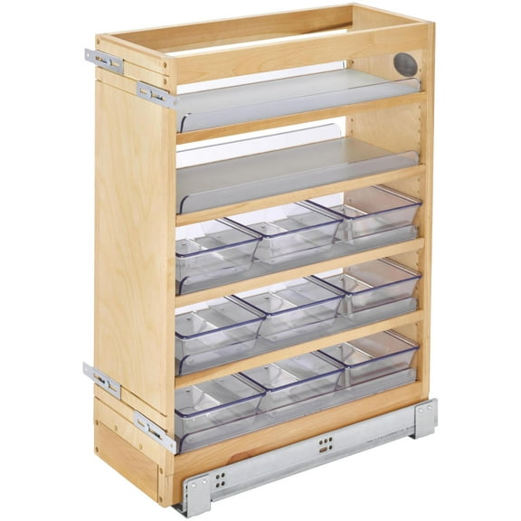 Rev-A-Shelf 448-Vc25sc-8 Wood Classics 8-5/8"W X 25-1/2"H Soft Close Pull Out Bathroom
