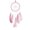 Pink, variant on Handmade Crystal Stone Dream Pendant, Boho Home Decor Wedding Decorations Craft Gift for Bedroom