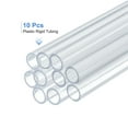 thumbnail image 3 of Uxcell Paquete de 10 Tubos Rígidos de Plástico Transparente 4.5mm ID x 6mm OD, Tubos Redondos de Policarbonato para Tubería de Agua de Acuario, 3 of 7