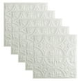 thumbnail image 1 of Great Lakes Tin Jamestown Gloss White 2ft x 2ft Lay In Ceiling Tiles (5 Pack), 1 of 6