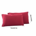 thumbnail image 3 of Aodebiao Microfiber Pillow Cases Standard Size, Soft Pillowcases with Envelope Closure, Wrinkle, Stain Resistant Pillow Covers, 20x26, 3 of 6