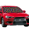 thumbnail image 2 of Kdxio Lovely Planet Print Front Windshield Sun Shade,Folding Auto Sunshade for Car Truck SUV-Small, 2 of 7