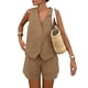 thumbnail image 1 of Conjunto Coordinado PRETTYGARDEN Chaleco sin Mangas y Shorts XS, 1 of 7