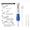 thumbnail image 6 of CoreLiving 100-Color Embroidery Floss Thread Kit with Punch Needle & Needle Threader, Complete Cross Stitch Supplies Set with Storage Case, Sewing & Needlepoint Tools for Adults DIY Bracelet Making, 6 of 9
