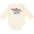 thumbnail image 3 of Inktastic My Mawmaw and Pawpaw Love Me with Hearts Boys or Girls Long Sleeve Baby Bodysuit, 3 of 5