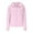Pink, variant on Womens UPF 50+ Sun Protection Hoodie Jacket Plus Size Rash Guard Lightweight Long Sleeve Sun Shirt with Pocket, Lightweight & Breathable