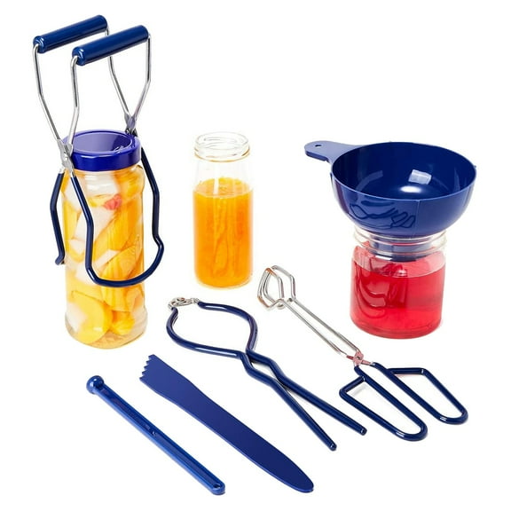 New Arrivals Canning Kit Tools Supplies 6 Pcs,Canning Jar Lifter, Lid Lifter,Canning Tongs for