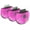 Pink, variant on Pet Life ® 'Axler' Triple Rotating Rake Deshedder and Dematting Grooming Pet Comb