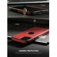 thumbnail image 3 of Designed for iPhone 13 Pro Leather Case, Heavy-Duty Tough Rugged Lightweight Slim Shockproof Protective Case for iPhone 13 Pro, Red - By Entronix, 3 of 7