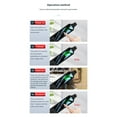 thumbnail image 2 of Handheld Combustible Gases Leak Detector Natural Gases Leakage Tester Portable Combustible Gases Concentration Analyzer Meter with Sound Light Alarm Function, 2 of 8