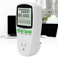 thumbnail image 4 of Energy Monitor 0.000KWh 9999KWh Power Meter Plug 0-16A Intelligent Electricity Usage Monitor for Home Office Energy Consumption, 4 of 7