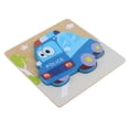 thumbnail image 4 of Juguete Montessori Bloque de Construcción de Animales/Vehículos de Simualción de para Desarrollo de Inteligencia de Niños CUTICAT Juguete de tablero de madera, 4 of 7