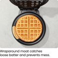 thumbnail image 4 of Chefman Anti-Overflow Belgian Waffle Maker, Shade Selector, Non-Stick, Black, 4 of 9