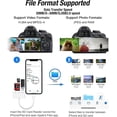 thumbnail image 5 of SD Card Reader for iPhone iPad, 3in1 USB C OTG Adapter Memory Card Reader Camera Card Reader for SD/Micro SD/SDHC/SDXC, 3in1 for iPhone, 5 of 5